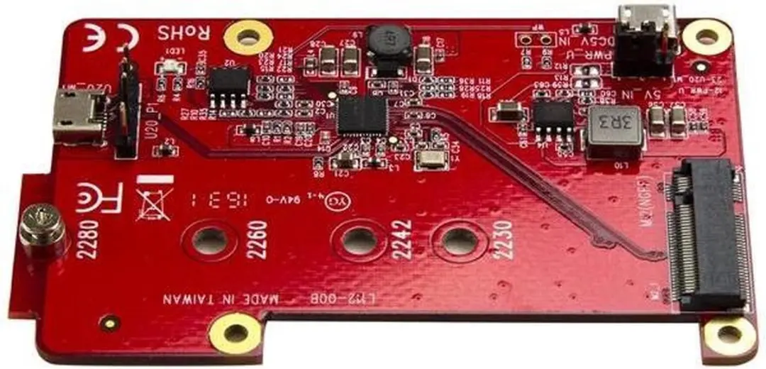 Startech PIB2M21 USB naar M.2 SATA Converter - Rood