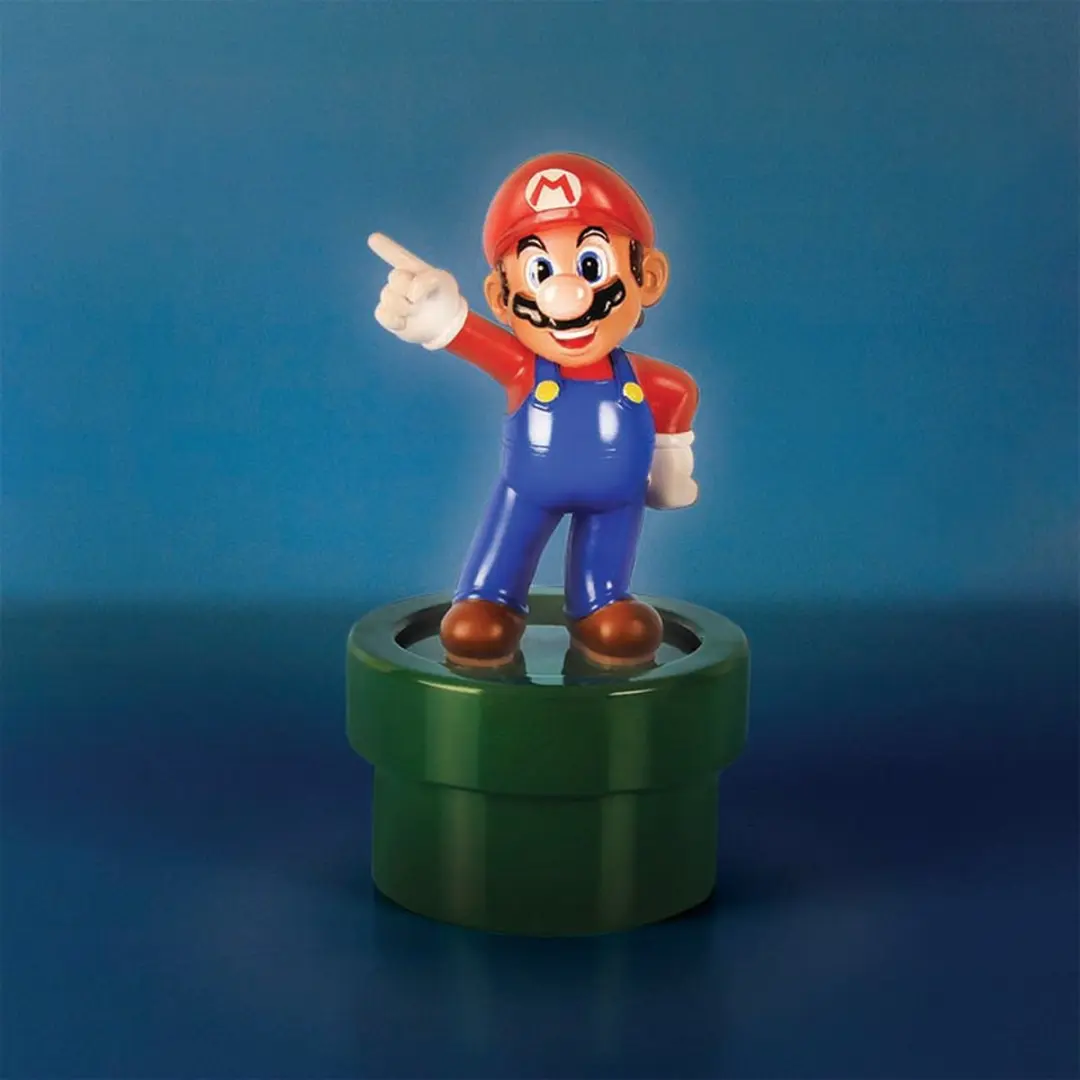 Super Mario Figuurlamp - Officieel Nintendo - 20 cm - Multi