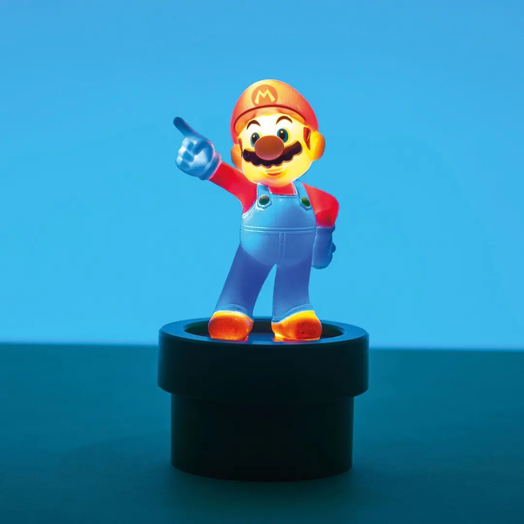 Super Mario Figuurlamp - Officieel Nintendo - 20 cm - Multi