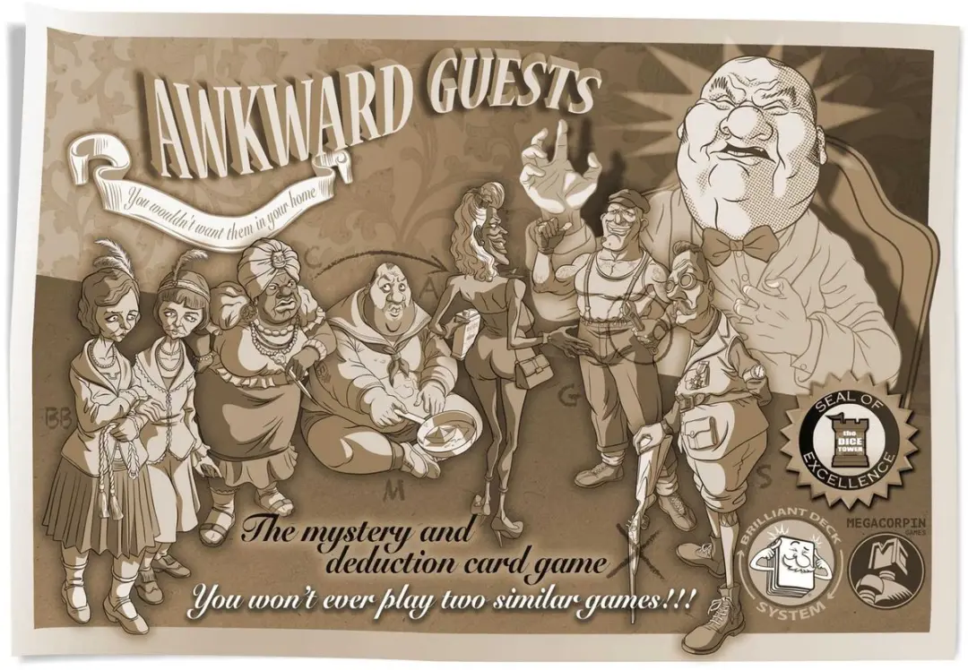Awkward Guests The Walton Case Detective Kaartspel