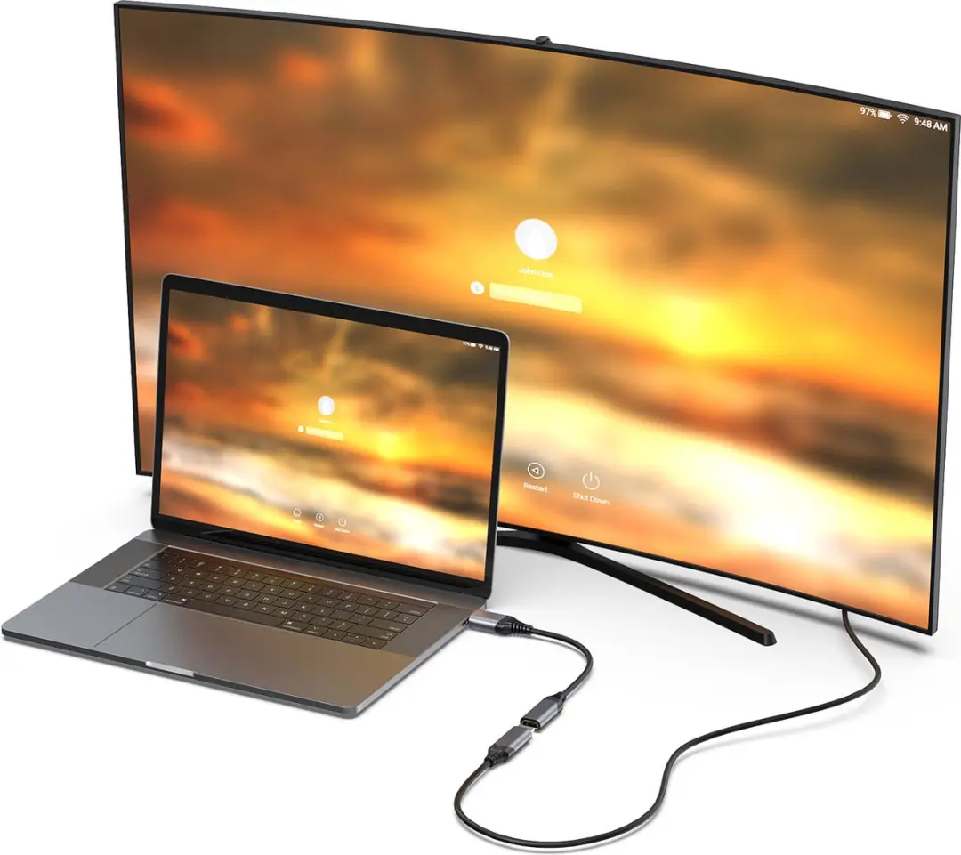 Equip 133446 DisplayPort naar HDMI Adapter 0,15m - Zwart/Grijs