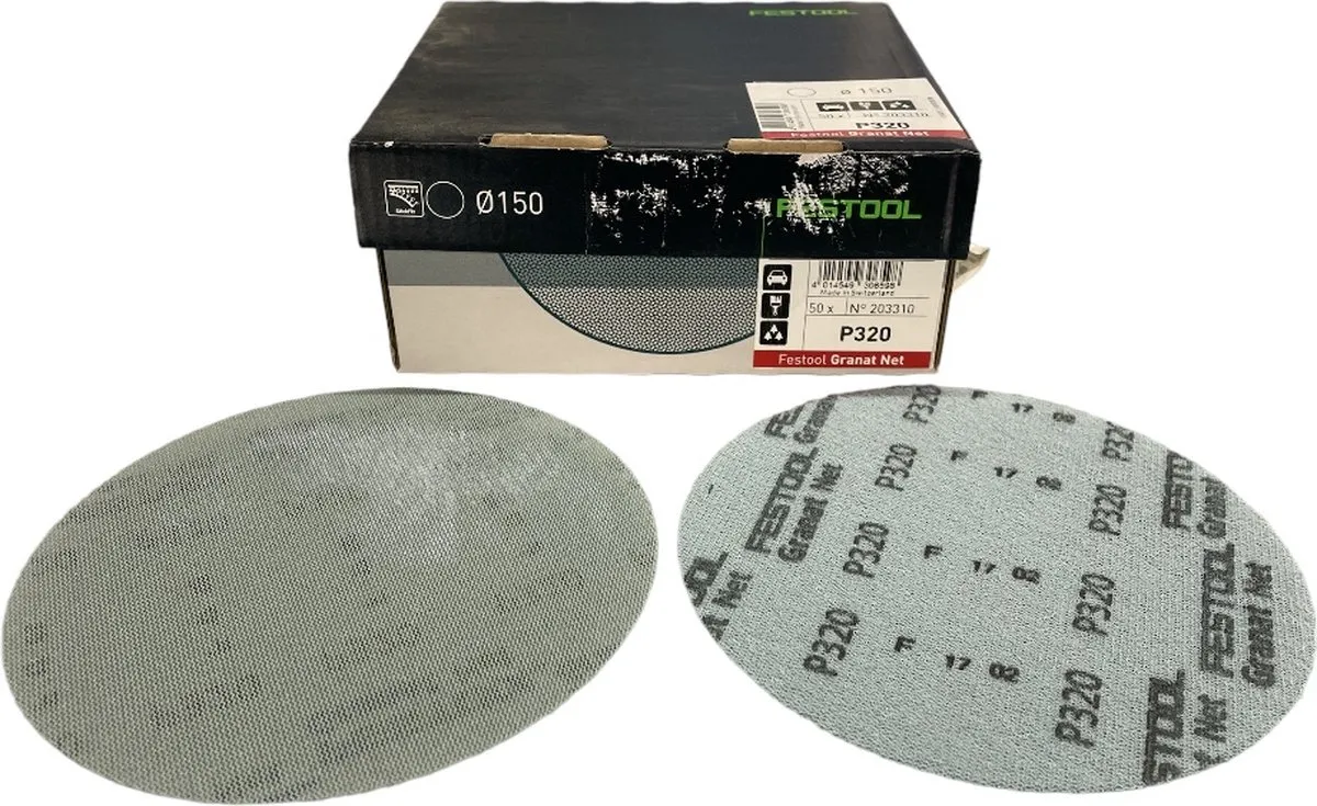 Festool D150 P320 GR Netschuurmateriaal 203310