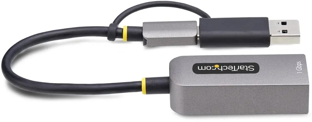 Startech USB-C naar Ethernet Adapter C21GA-USB-ETHERNET - 10/100/1000Mbps - 4 Poorten