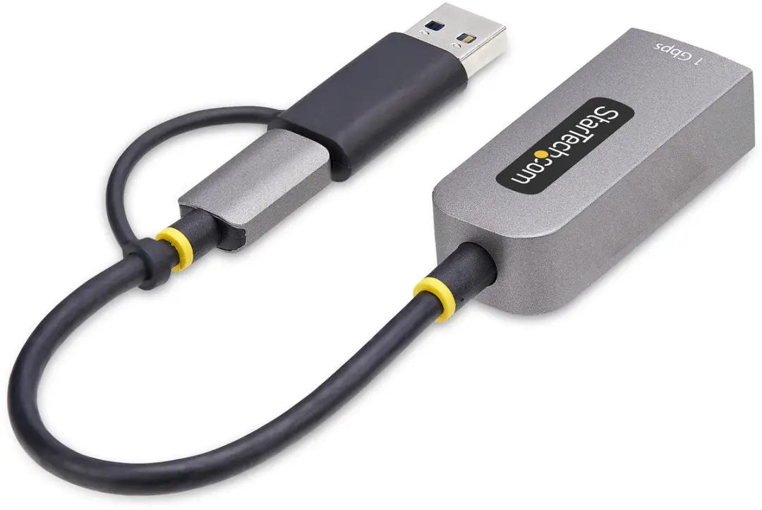 Startech USB-C naar Ethernet Adapter C21GA-USB-ETHERNET - 10/100/1000Mbps - 4 Poorten