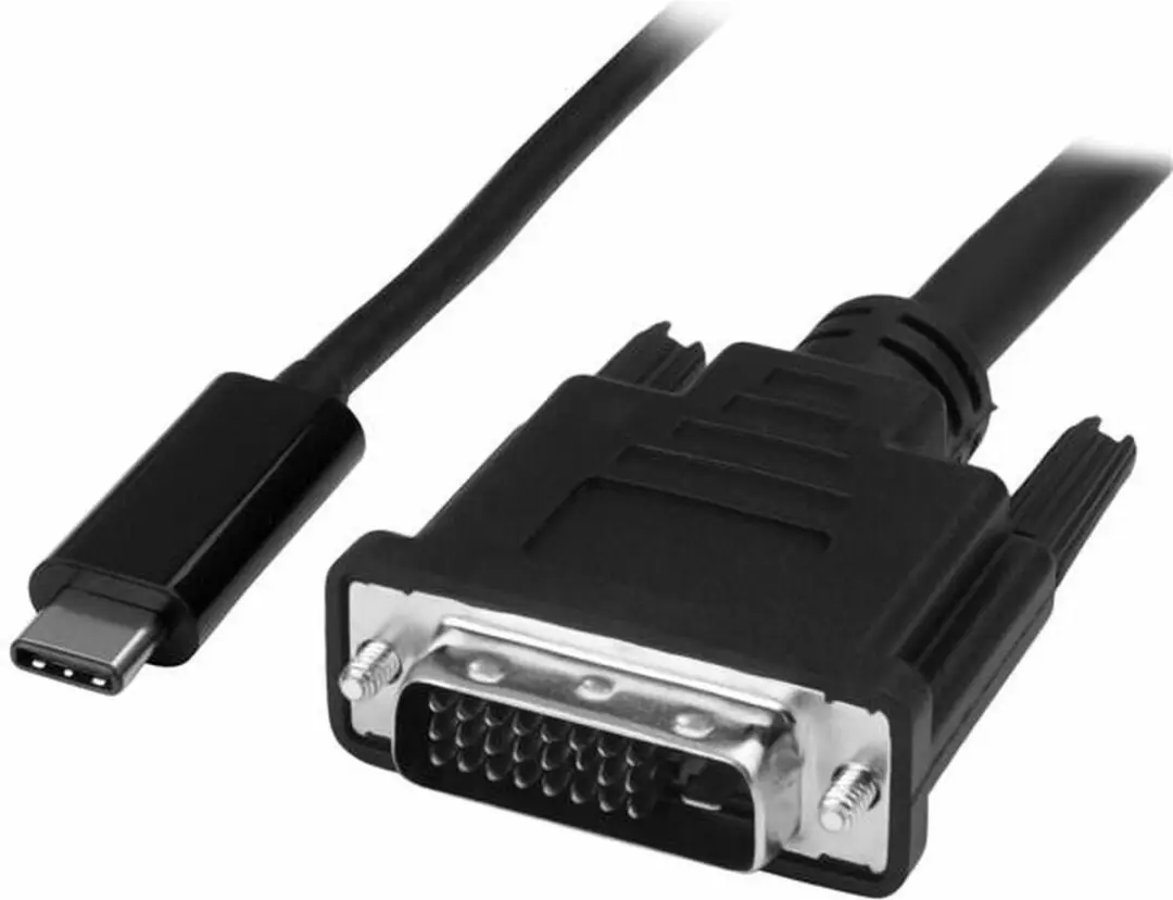 Startech USB-C naar DVI Adapterkabel 1m - 1920x1200 - Zwart