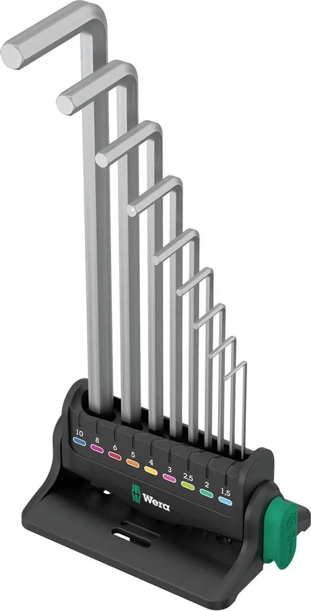 Wera 950/9 Hex-Plus Inbus Haakse Schroevendraaierset 9-delig