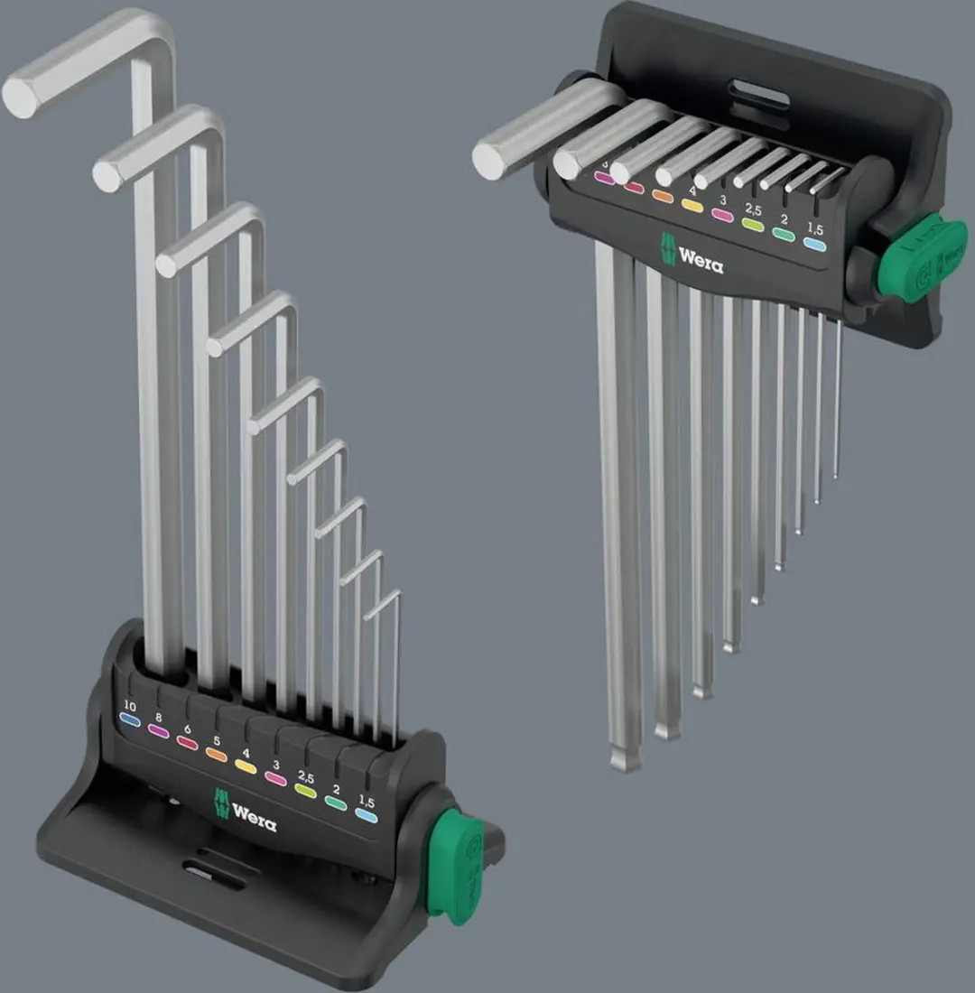 Wera 950/9 Hex-Plus Inbus Haakse Schroevendraaierset 9-delig