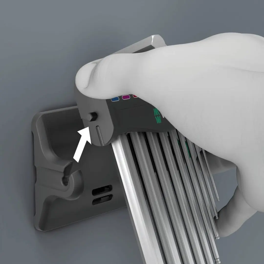 Wera 950/9 Hex-Plus Inbus Haakse Schroevendraaierset 9-delig