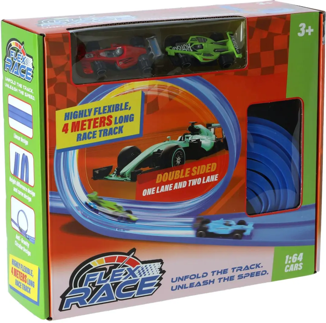Racebaan 4m Blauw