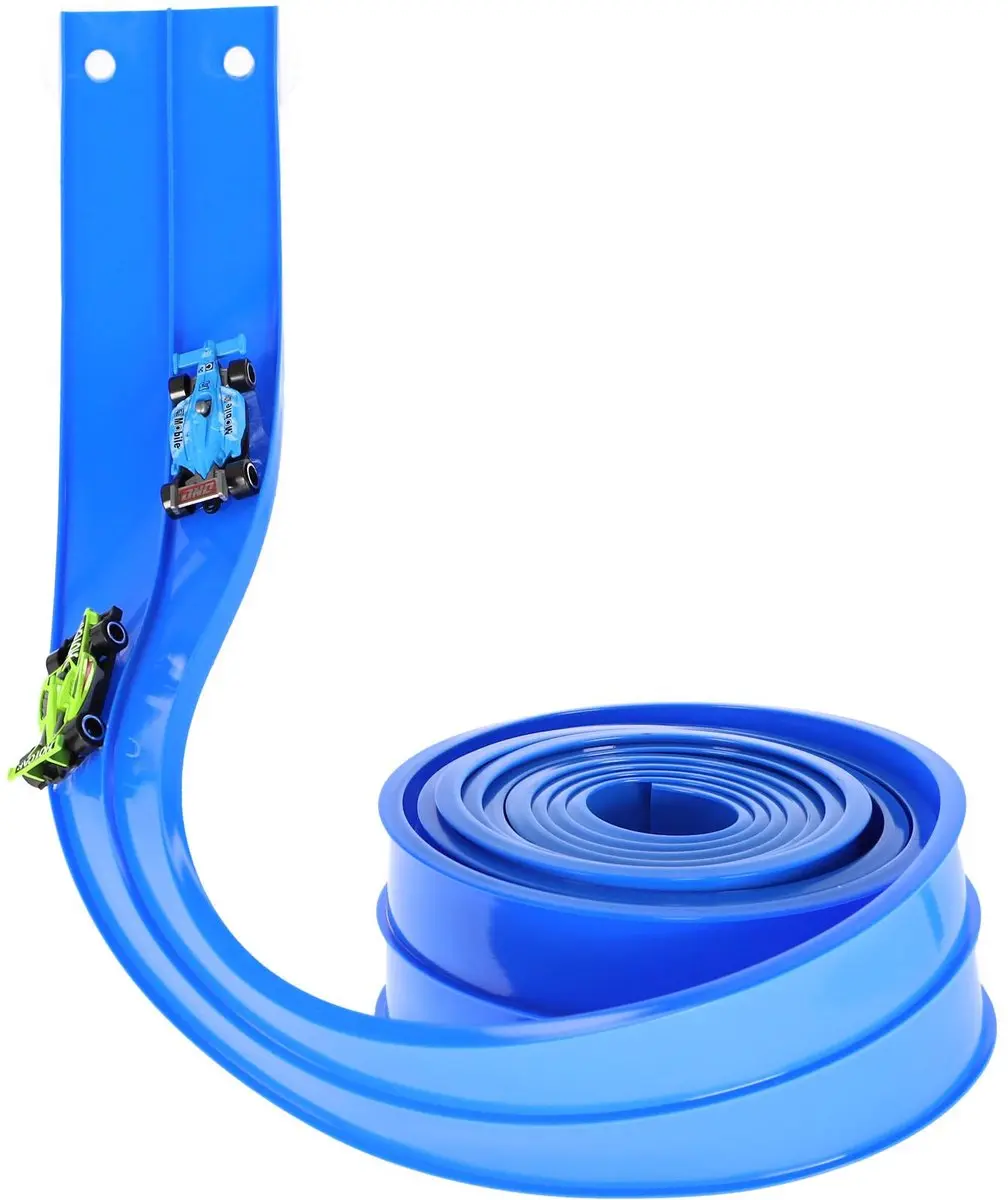 Racebaan 4m Blauw - Flexibel - MPN 8710124155136