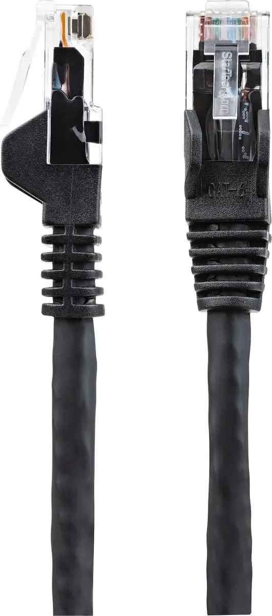 Startech N6LPATCH3BK Netwerkkabel Cat6 - 0,9m - Zwart