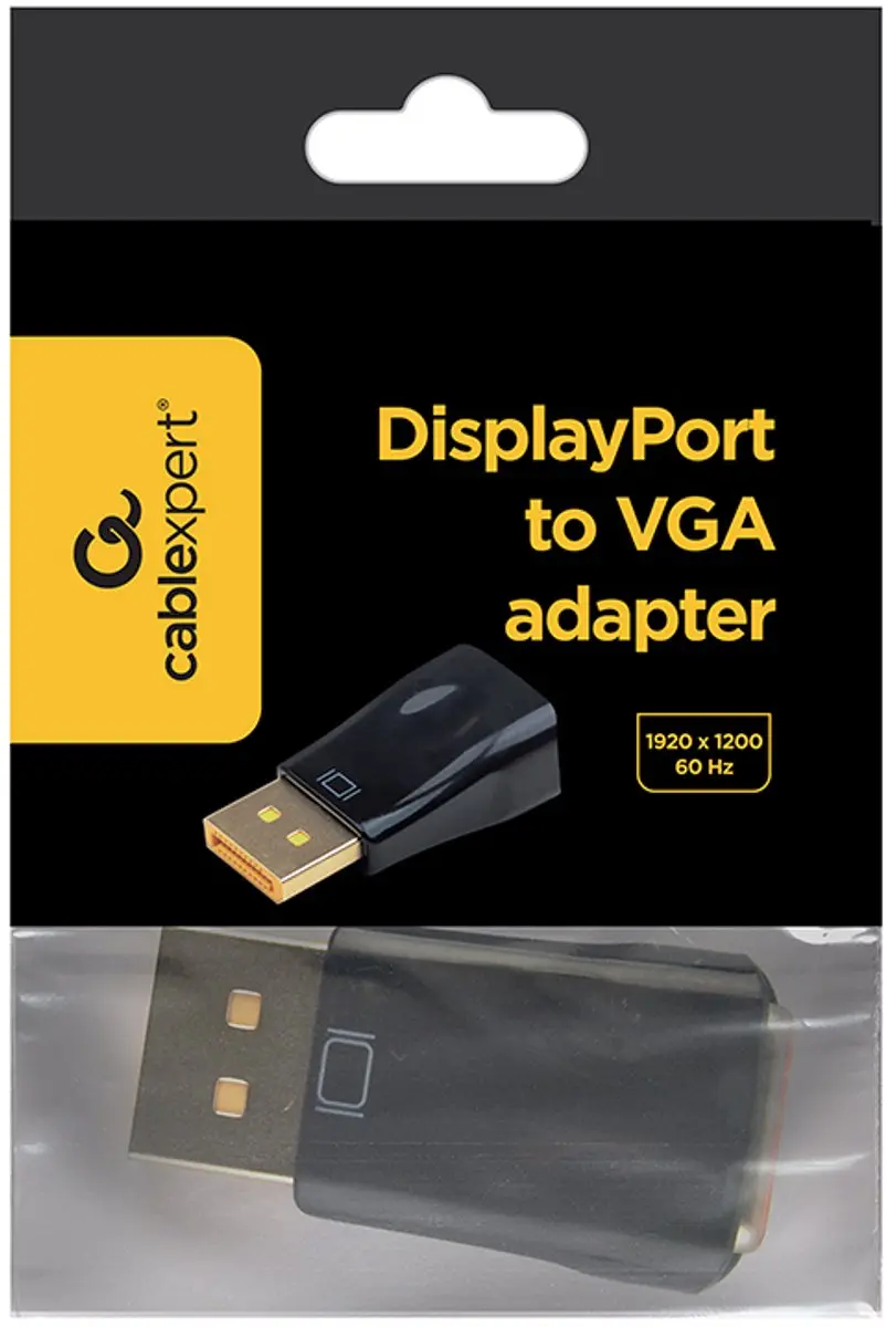Cablexpert A-DPM-VGAF-01 Adapterstekker DisplayPort naar VGA - Zwart