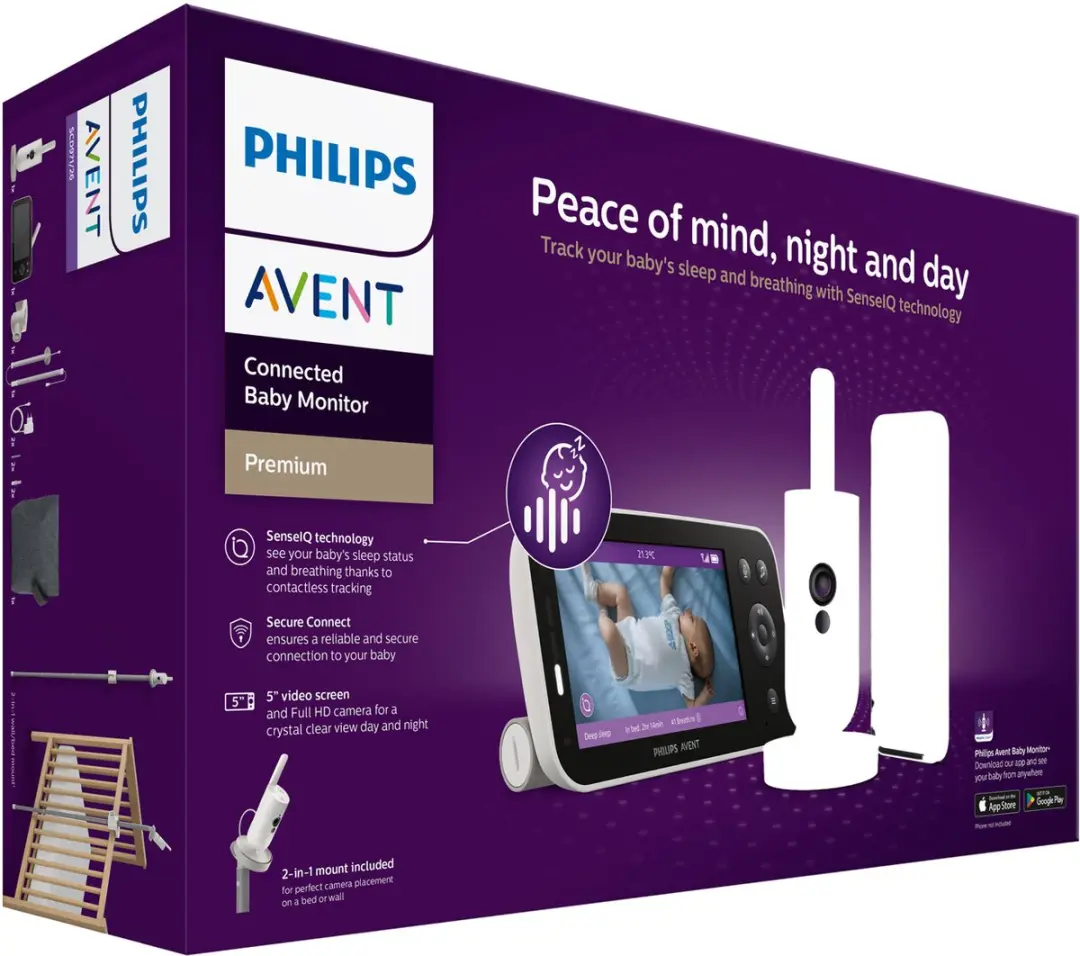 Philips Avent SCD971/26 Babyfoon - 5 inch - Silk White