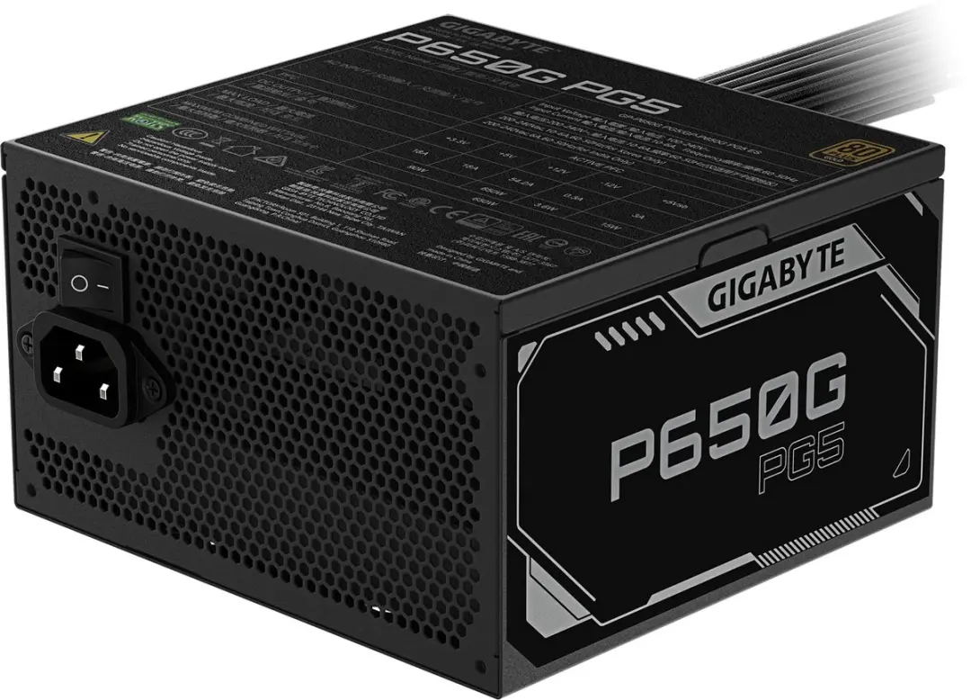 Gigabyte P650G GP-P650G PG5 EU Voeding - 650W - ATX