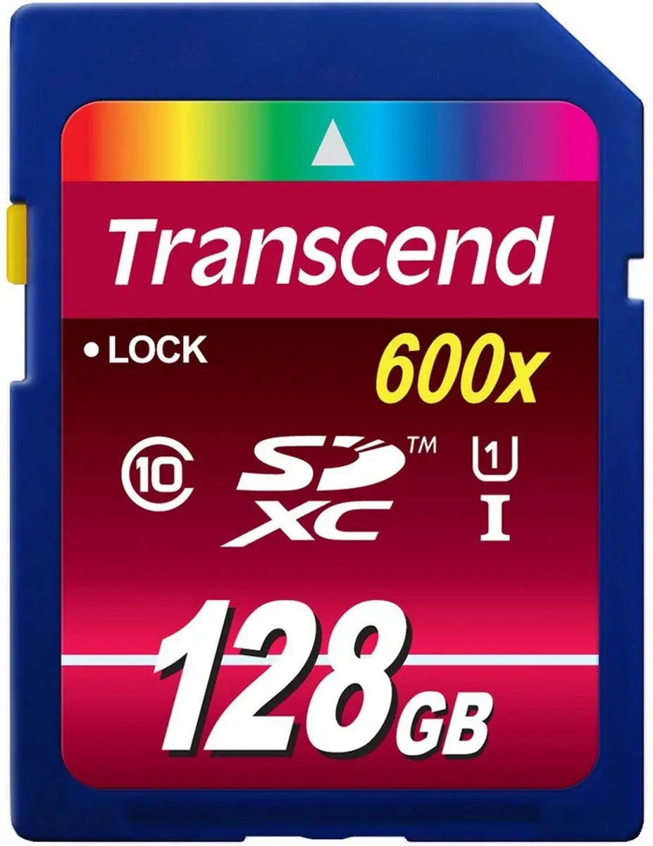 Transcend SDXC UHS-I 600x 128GB TS128GSDXC10U1