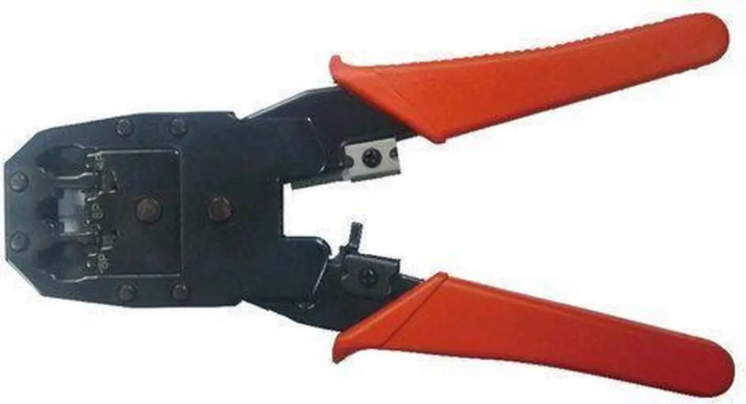 Cablexpert Krimptang RJ45/RJ12/RJ11/RJ10 - Metaal - Rood/Zwart