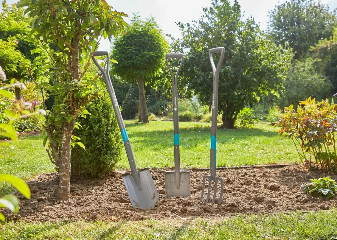 Gardena NatureLine Spitvork FSC - Grijs