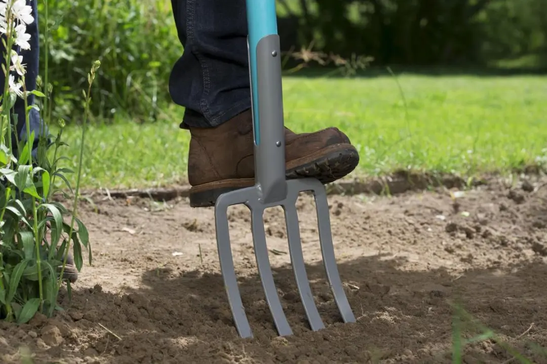 Gardena NatureLine Spitvork FSC - Grijs