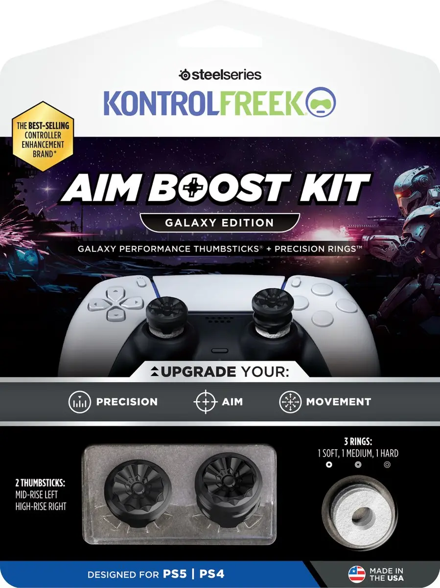 SteelSeries KontrolFreek Galaxy AimBoost Thumbsticks - Zwart
