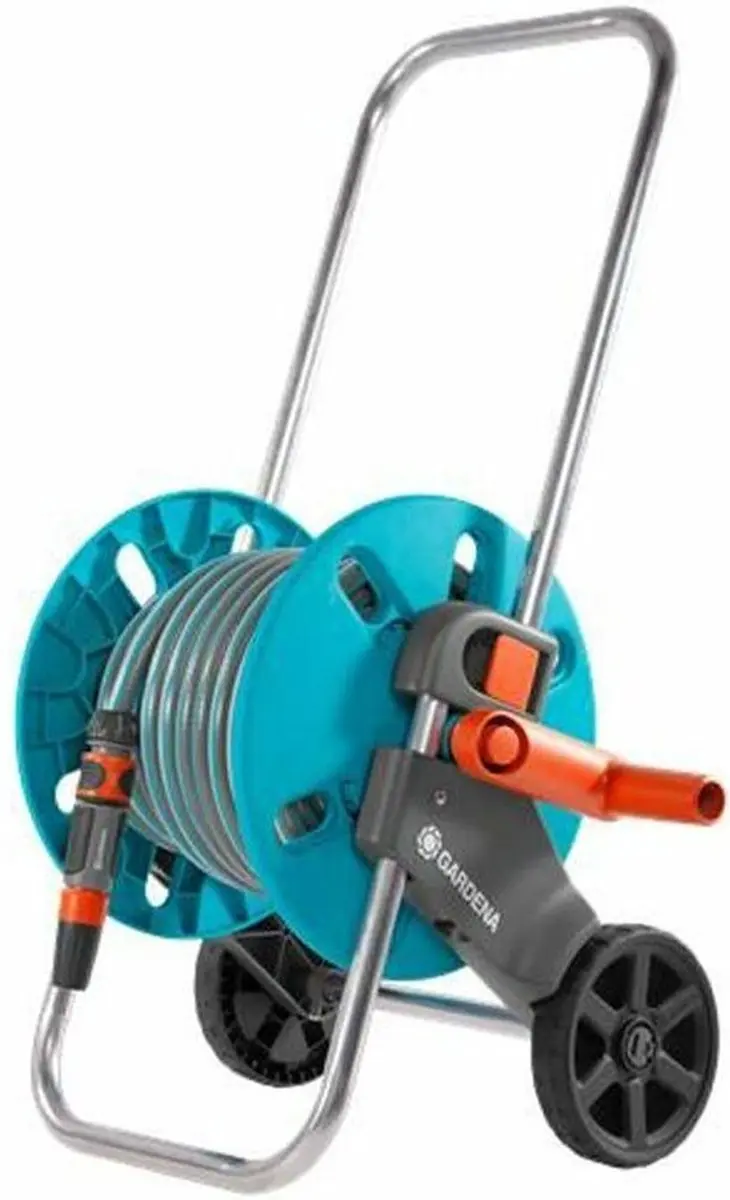 Gardena AquaRoll S Slangenwagen 20m - Turkoois/Orange - afbeelding 6 van 6