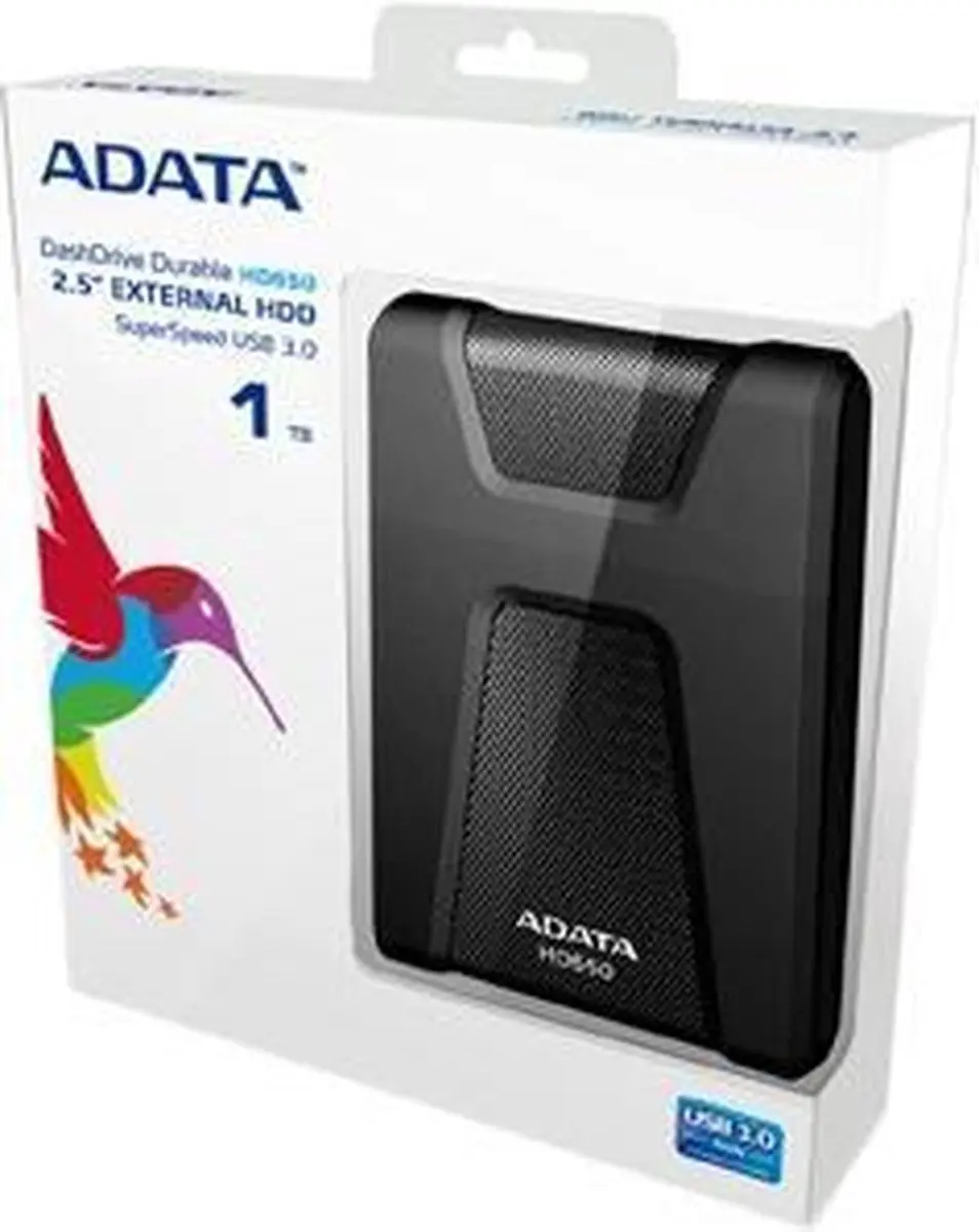 ADATA DashDrive HD650 Externe Harde Schijf 1TB - Rood