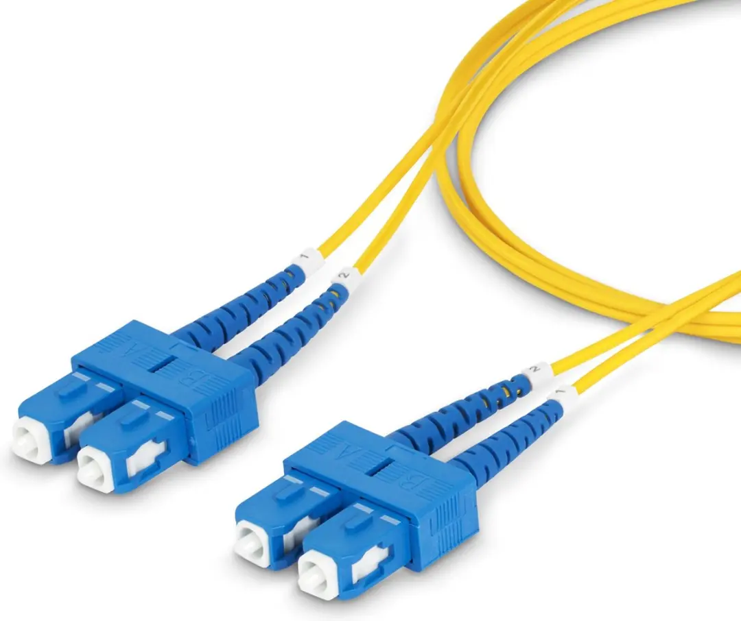 Startech SMDOS2SCSC5M Glasvezelkabel SC-SC 5m - Geel