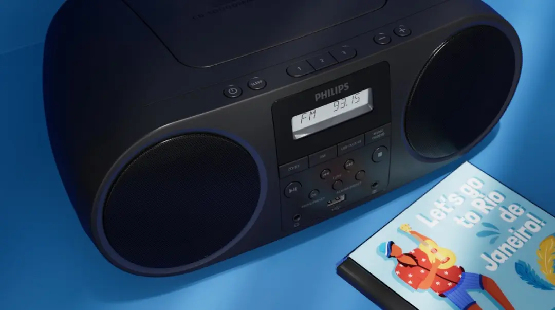 Philips TAZ5000 Draagbare CD-speler - Zwart - afbeelding 6 van 6