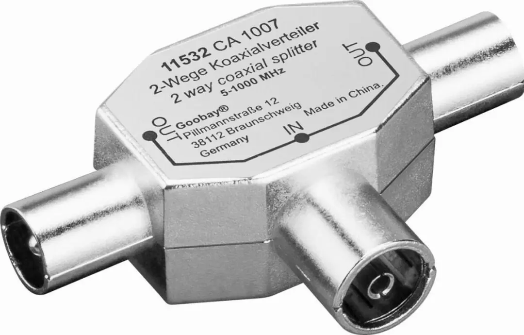 Goobay Coax Male naar Female Adapter