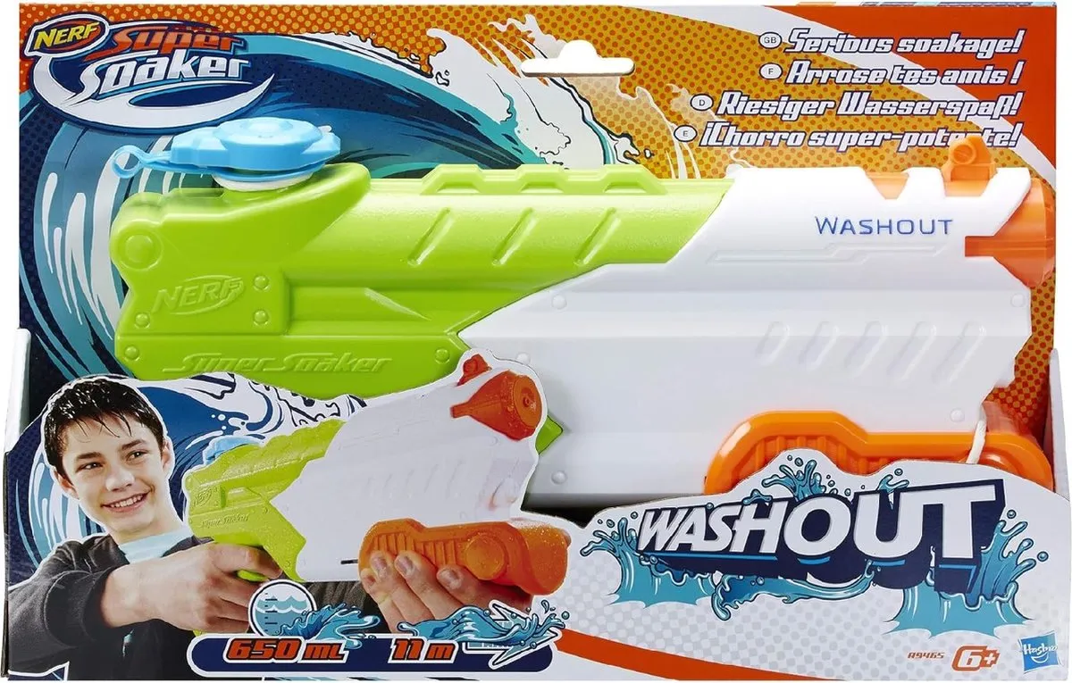 Nerf Supersoaker Washout 650ml - Blauw