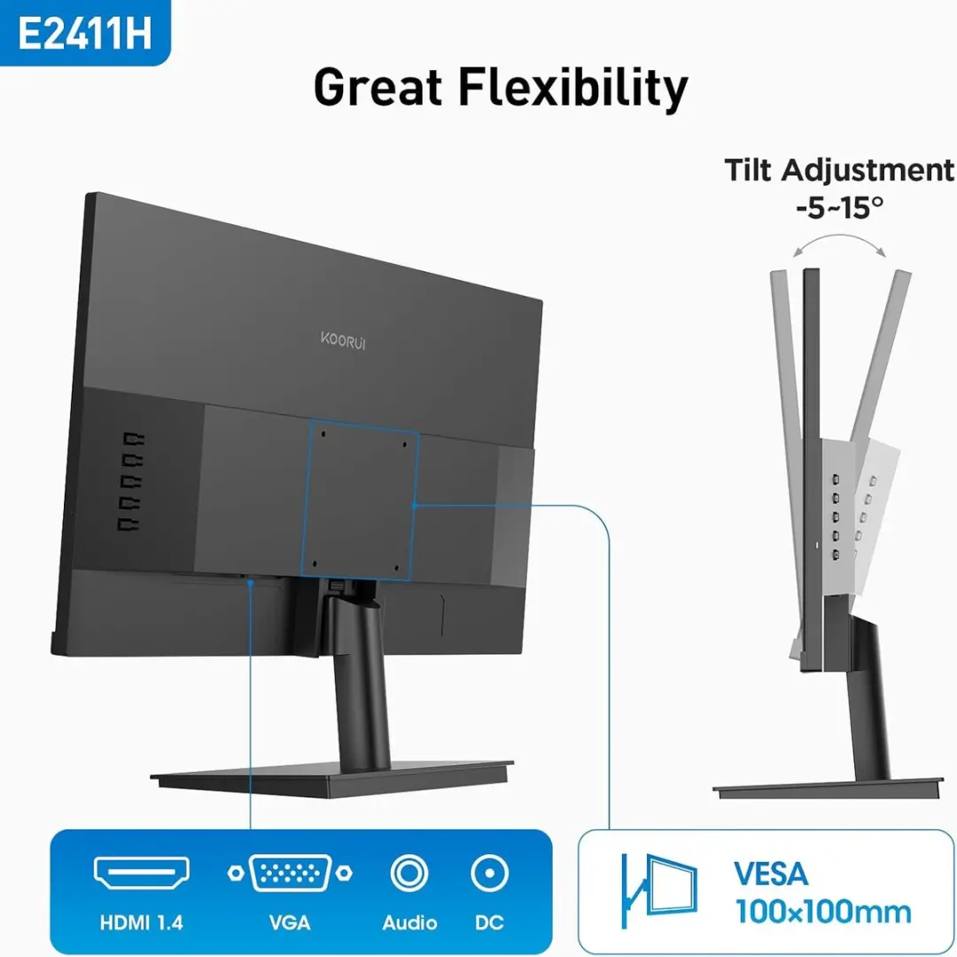 Koorui E2411H Full HD Monitor 24" - 120Hz - 6ms