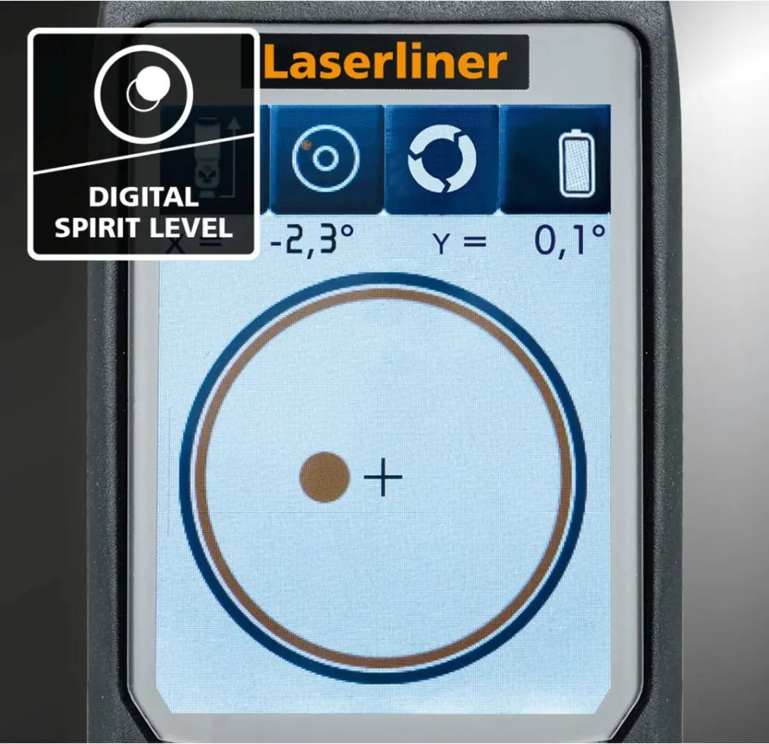 Laserliner LaserRange-Master Gi7 Pro 080.847A Distaanzemeter - Hardbox - Kleurendisplay