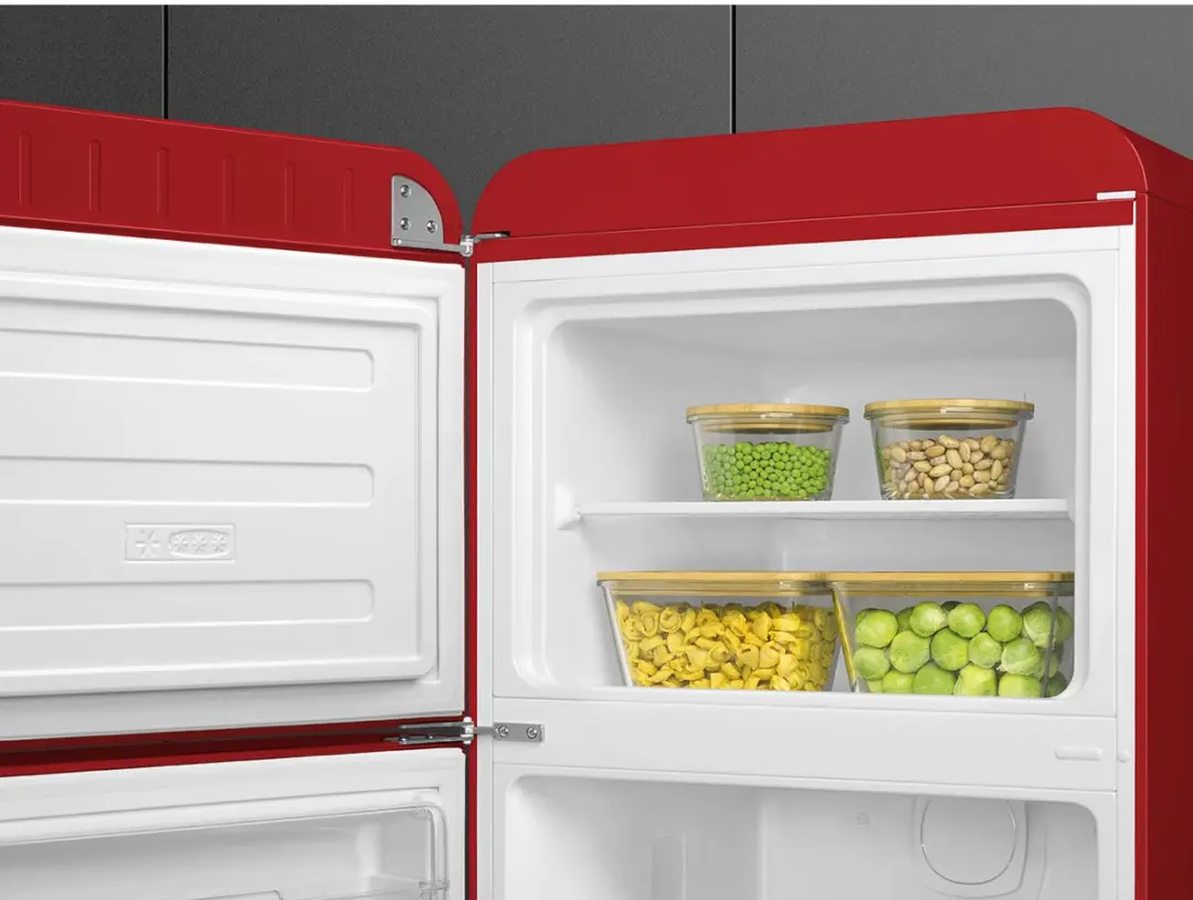 Smeg FAB30LRD6 Koel-Vriescombinatie 294L - Rood - afbeelding 6 van 6