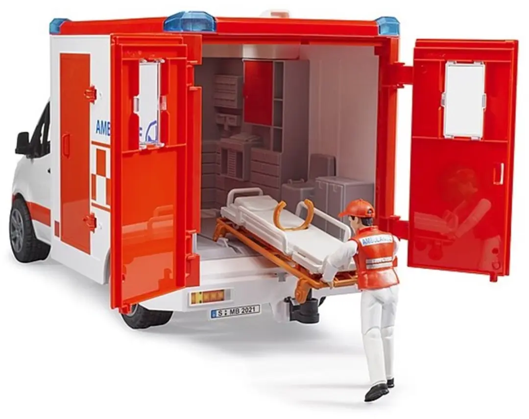 Bruder Mercedes Sprinter Ambulance Licht & Geluid 2676 - Multikleur