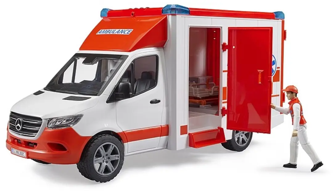 Bruder Mercedes Sprinter Ambulance Licht & Geluid 2676 - Multikleur