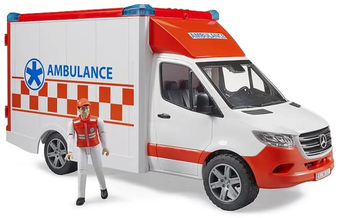 Bruder Mercedes Sprinter Ambulance Licht & Geluid 2676 - Multikleur