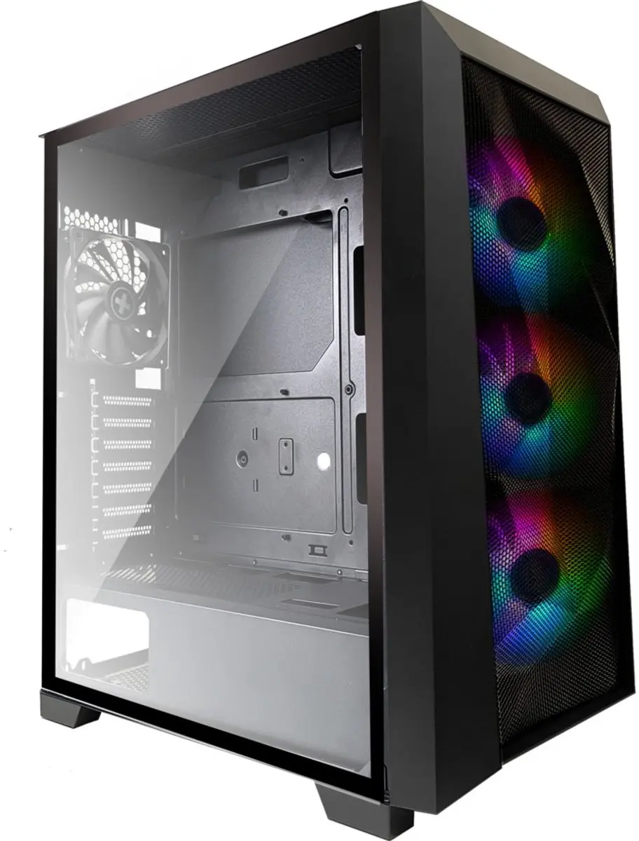 Xilence Performance C XG131 Midi Tower - 4 Ventilatoren - Zwart