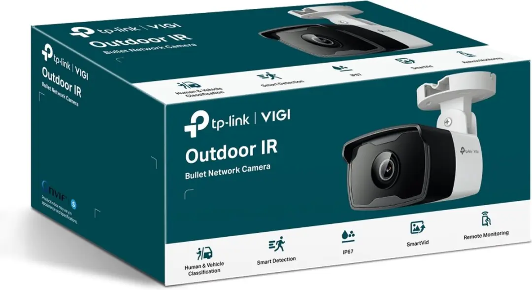 TP-Link VIGI C340I 4MM Bewakingscamera - 2560x1440 - Zwart/Wit
