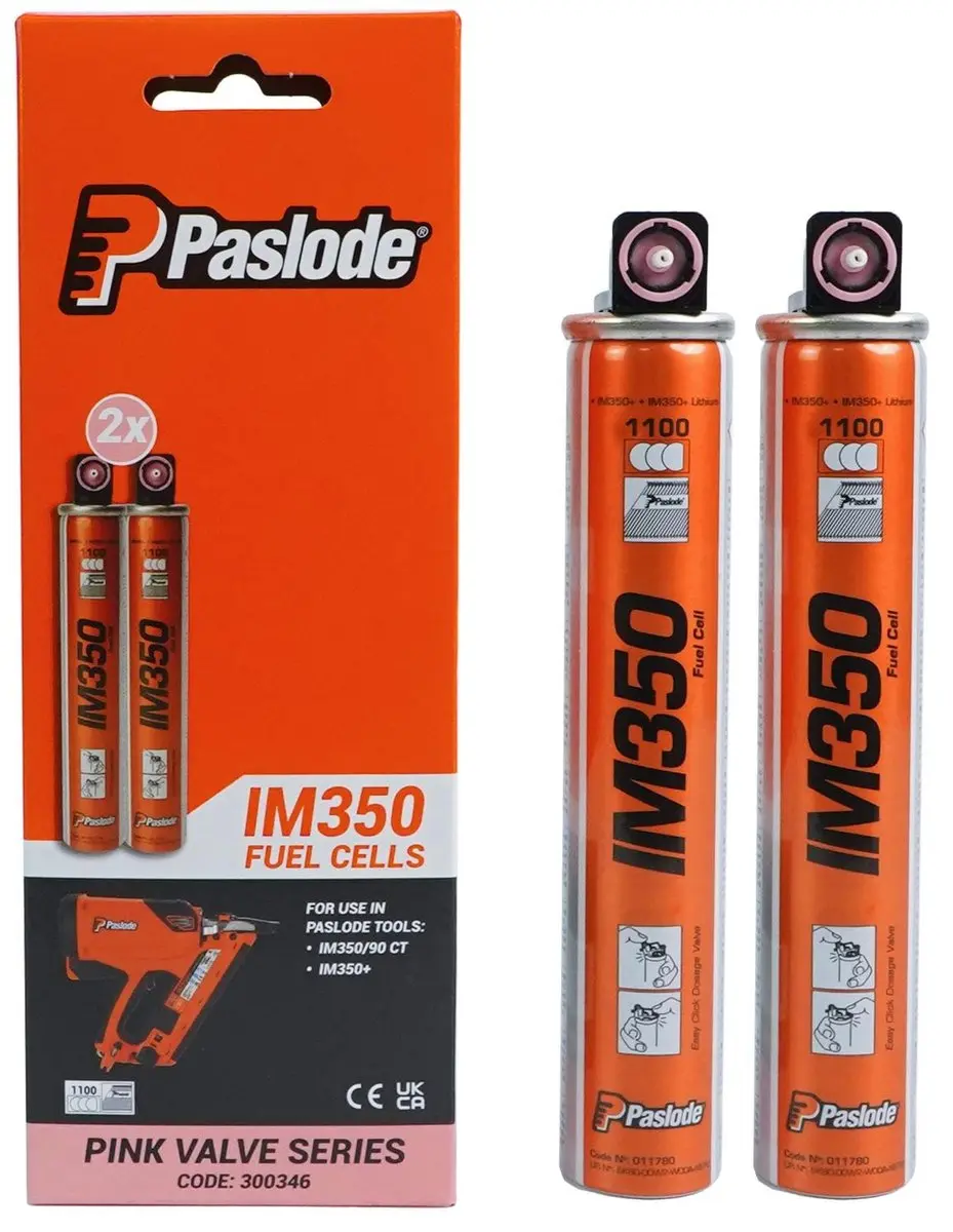 Paslode Gaspatroon IM350 Roze - 2 Stuks