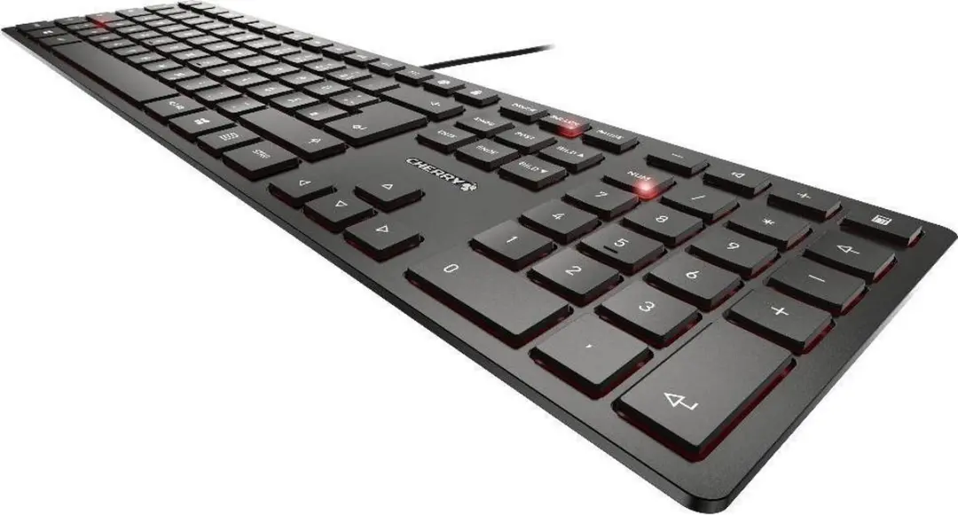 Cherry KC 6000 JK-1600EU-2 Toetsenbord - Amerikaans Engels - Zwart