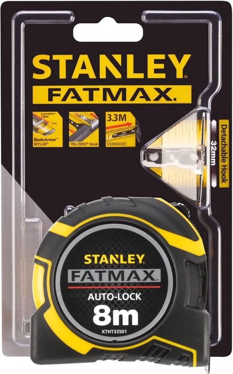 Stanley FatMax Pro Autolock Rolbandmaat 8m 32mm