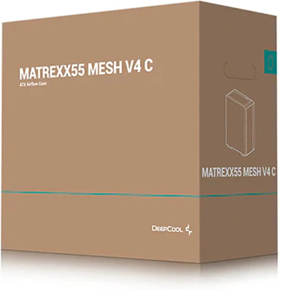 DeepCool Matrexx 55 Mesh V4 C ATX Behuizing - 4 Ventilatoren