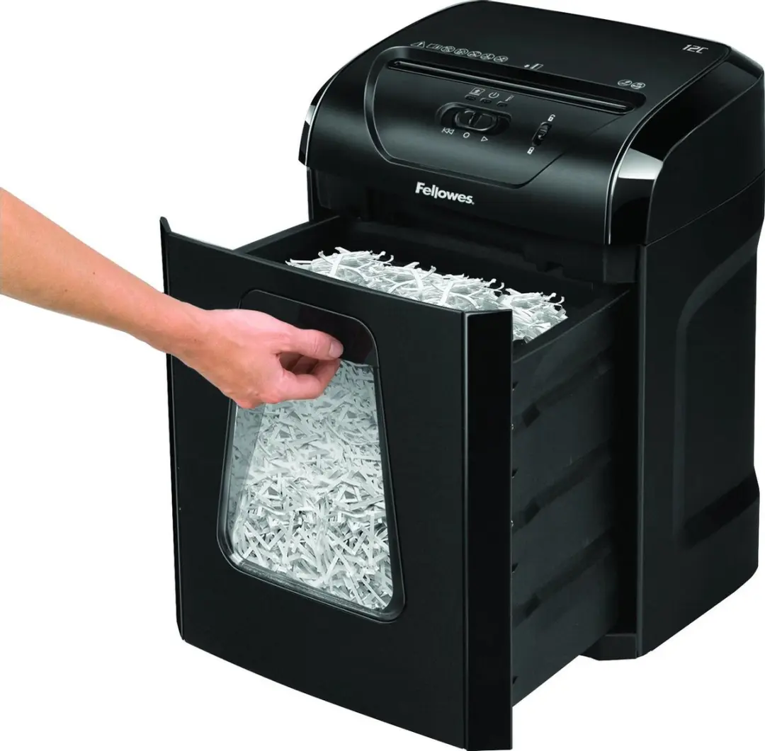 Fellowes Powershred 12C Papiervernietiger - 12 Vel A4 - 19L