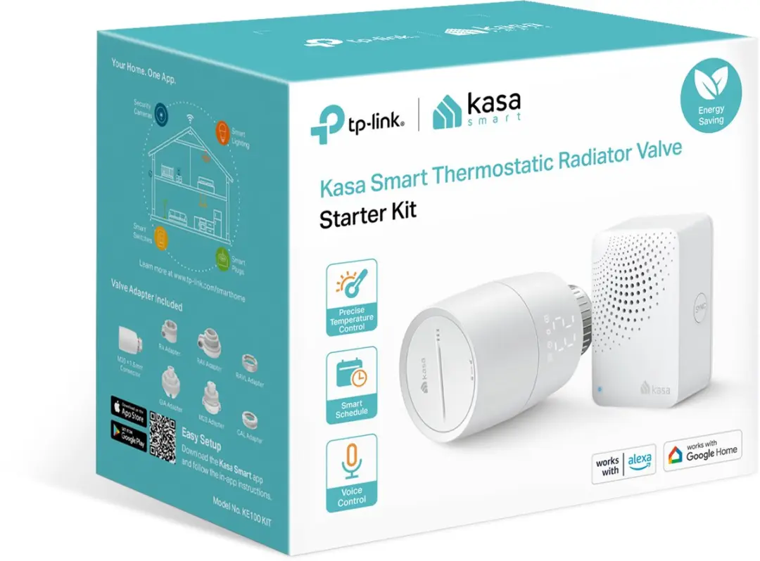 TP-Link KE100 KIT Radiatorkraan - Smart Starterset - 8 Elementen - Wit - afbeelding 6 van 6