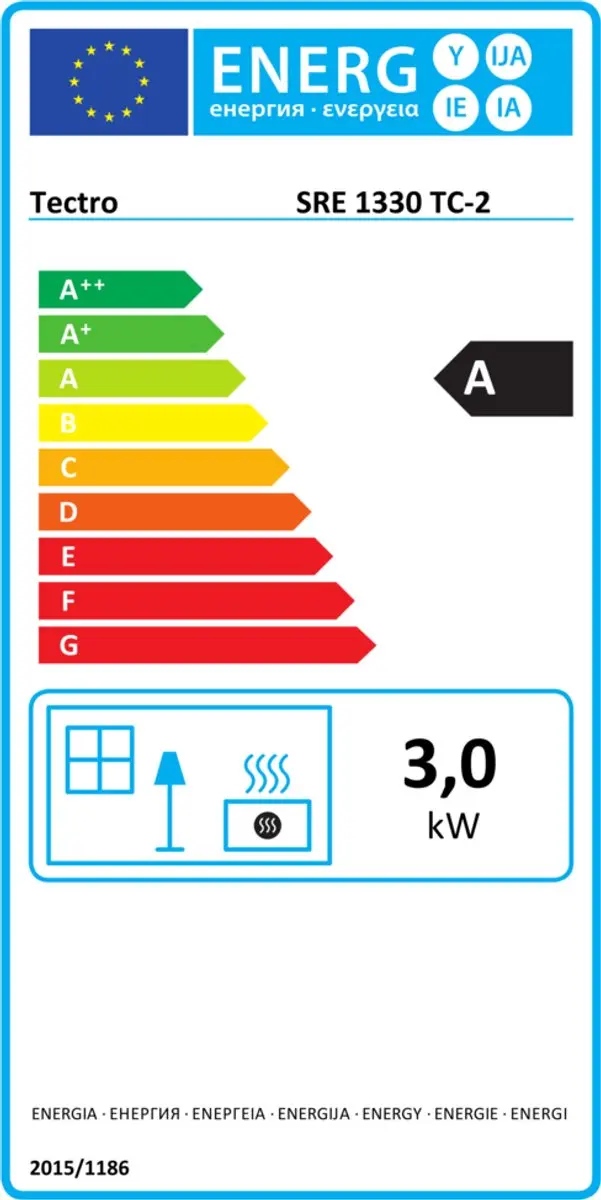 Tectro SRE 1330 TC-2 Olievulverwarming 3000W - Antraciet - afbeelding 2 van 6