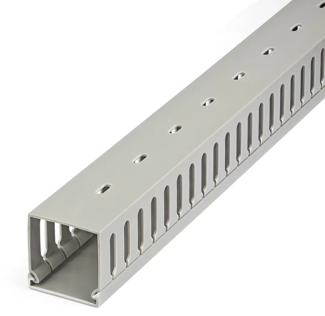 Startech Kabelgoot 50x50mm 2m - 8mm Sleuven - Grijs