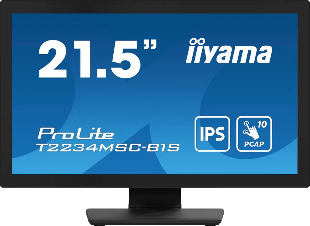 iiyama ProLite T2234MSC-B1S Monitor 21.5" Full HD Touchscreen - Zwart - afbeelding 6 van 6