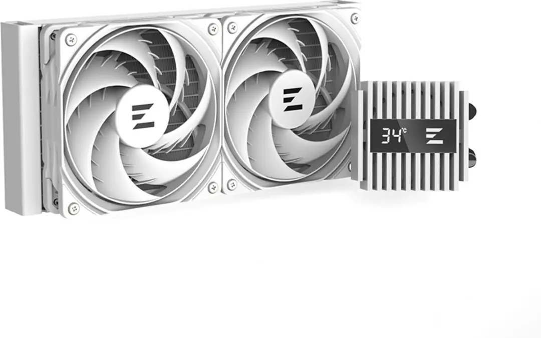 Zalman ALPHA2 A24 AIO Koeler 240mm - 2x 12cm RGB Ventilatoren - Wit