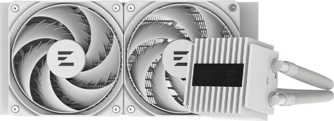 Zalman ALPHA2 A24 AIO Koeler 240mm - 2x 12cm RGB Ventilatoren - Wit