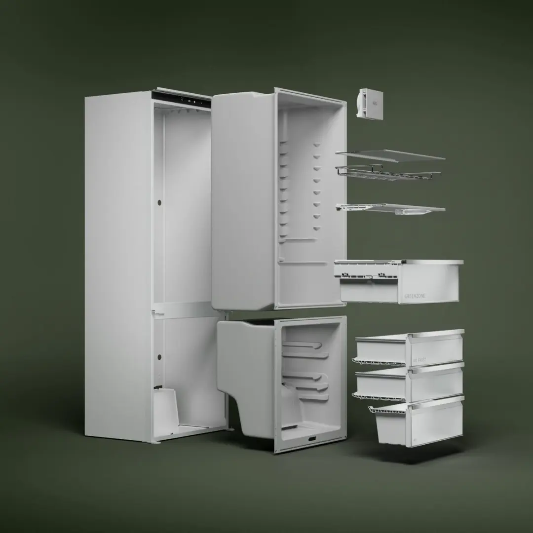 AEG TSC8M181BC Inbouw Koelvriescombinatie 245L - Wit