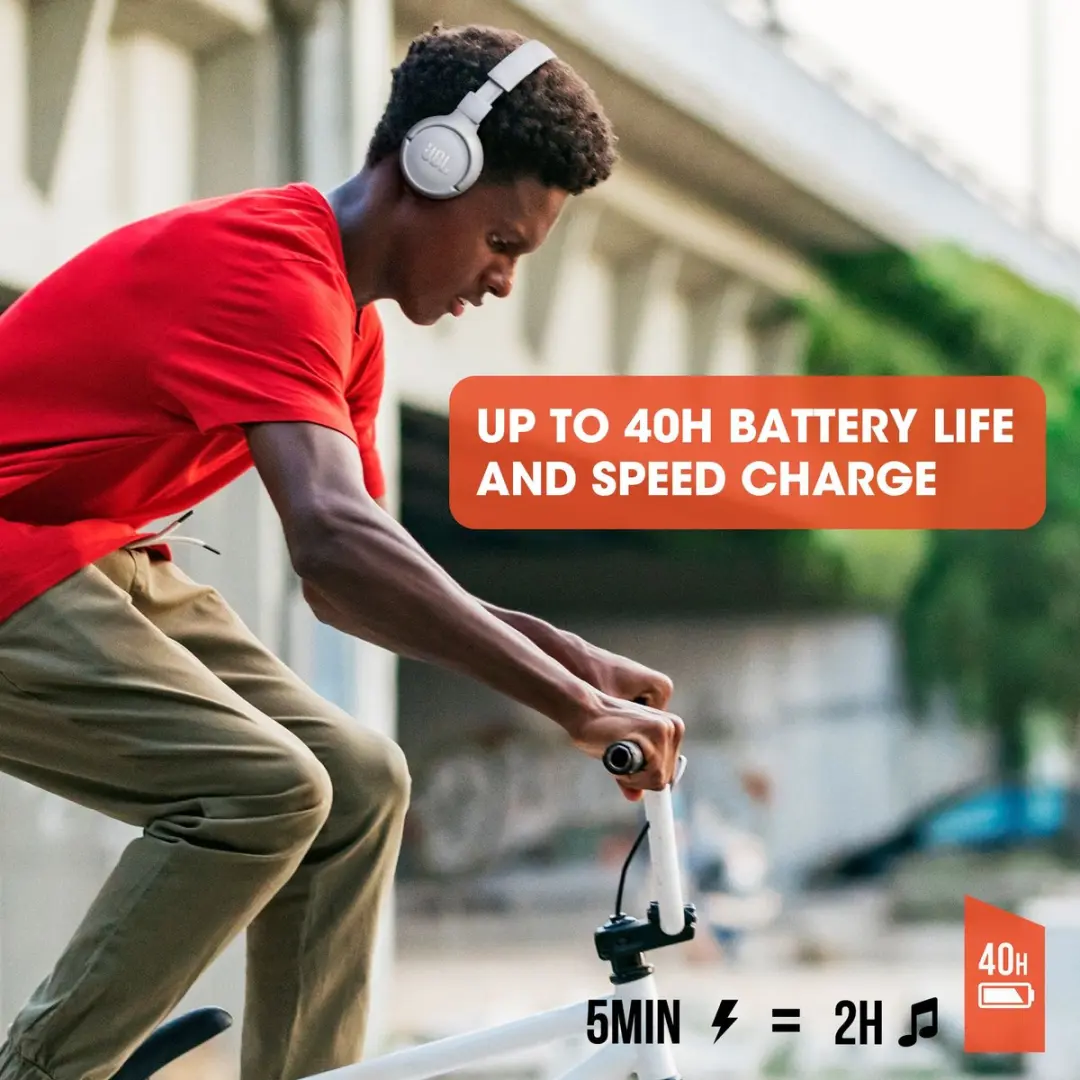 JBL Tune 510BT Koptelefoon - Bluetooth - Wit